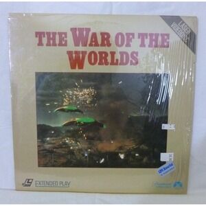 The War Of The Worlds ~ H.G Wells ( 1953, Laserdisc ) Remainder Punched Jacket